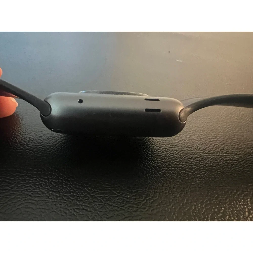 Apple Watch 1st Gen 38mm Space Gray Aluminum Case Black Sport Band 7000 Series